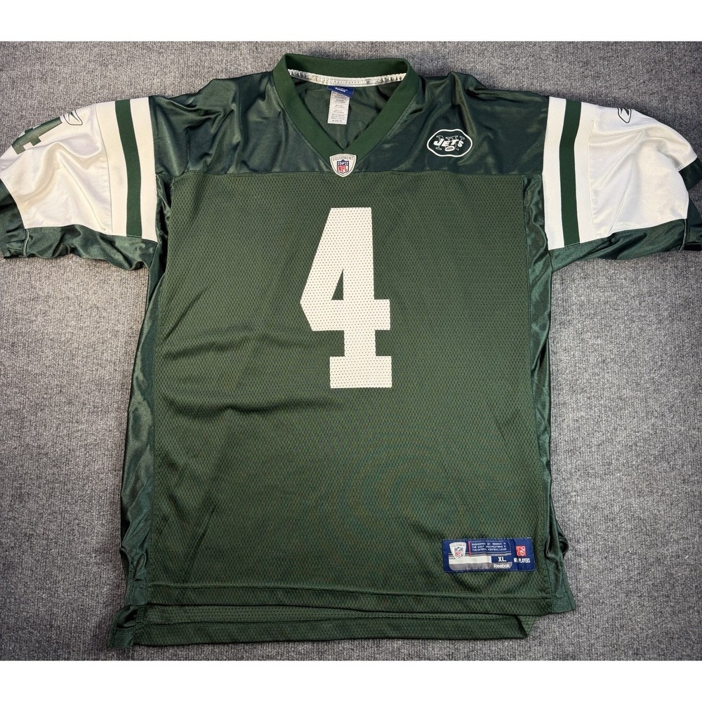 Reebok Brett Favre New York Jets NFL Authentic On-Field Jersey Mens Size XL